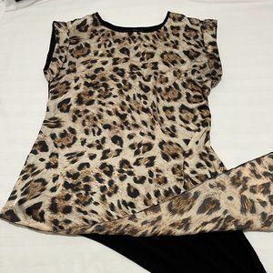 Kaktus Animal Print Women's Top Size M